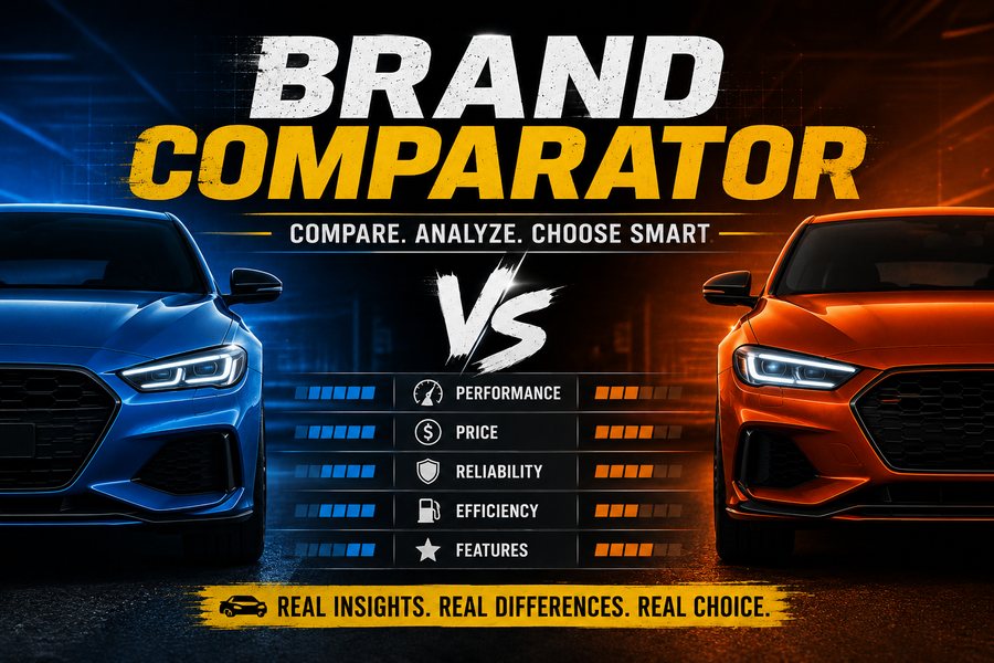 Brand Comparator — data-driven brand showdowns