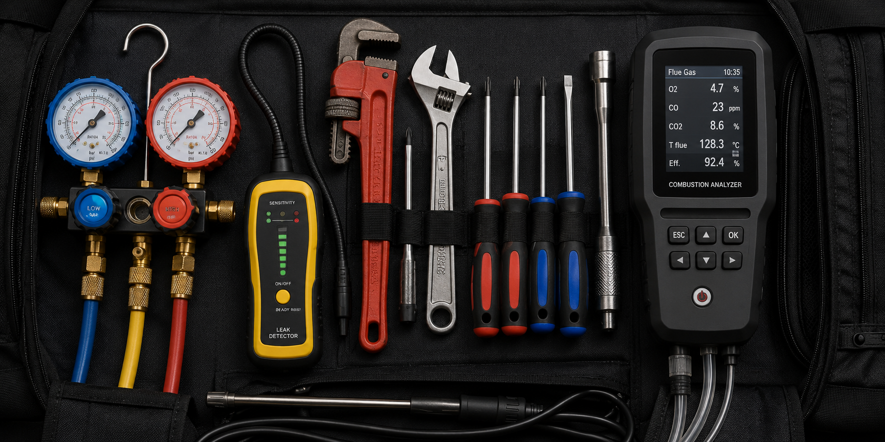 Boîte à outils de diagnostic complète HVAC